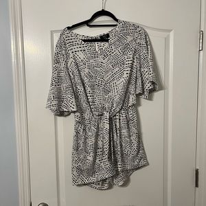 VICI romper with open crossover back